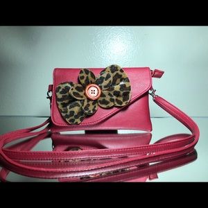 Red purse/clutch